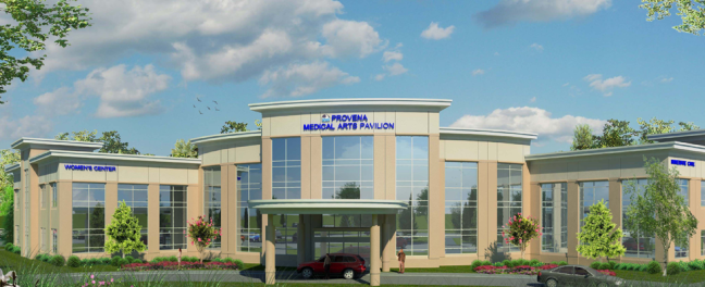 Rendina Breaks Ground on the Provena Medical Arts Pavilion Presence Healing Arts Pavilion Ground Breaking