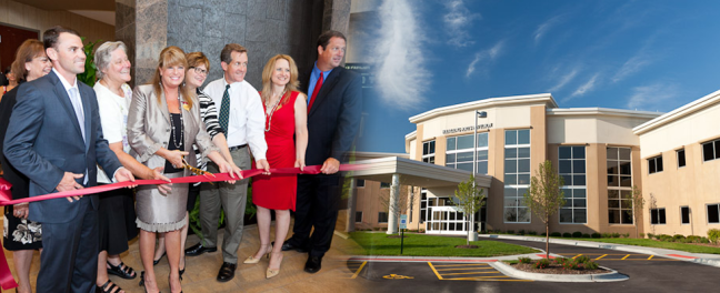The Provena Healing Arts Pavilion is Now Open Presence Healing Arts Pavilion Ribbon Cutting