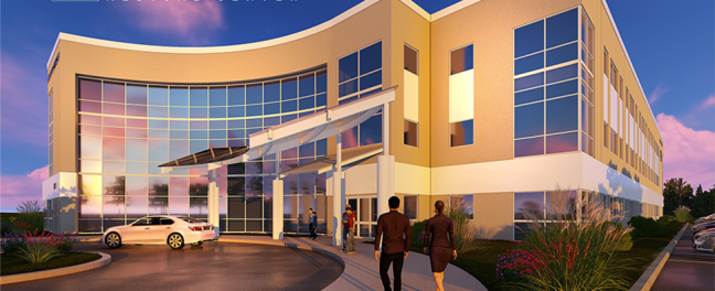 RCCH Healthcare Partners and Rendina Celebrate Groundbreaking that Expands New Hospital Campus RENDINA  NAMC MOB Rendering 1.2