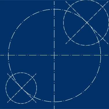 blue circles