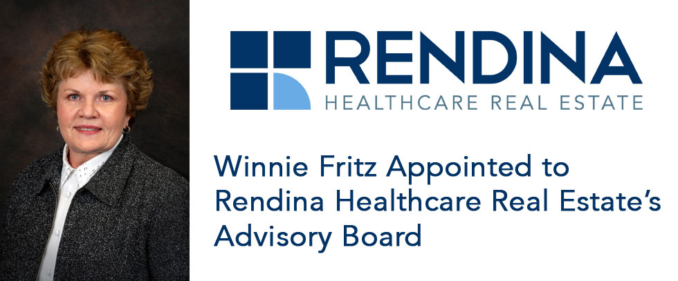 Winnie Fritz Appointed to Rendina Healthcare Real Estate’s Advisory Board
