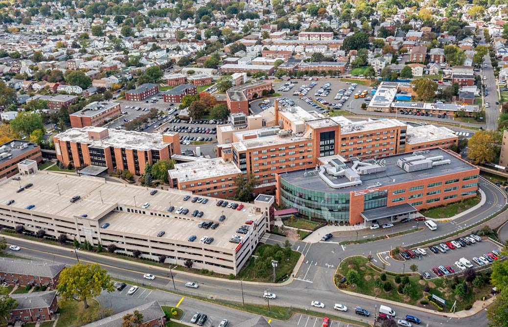 Rendina Hospital Aerial Drone Shot